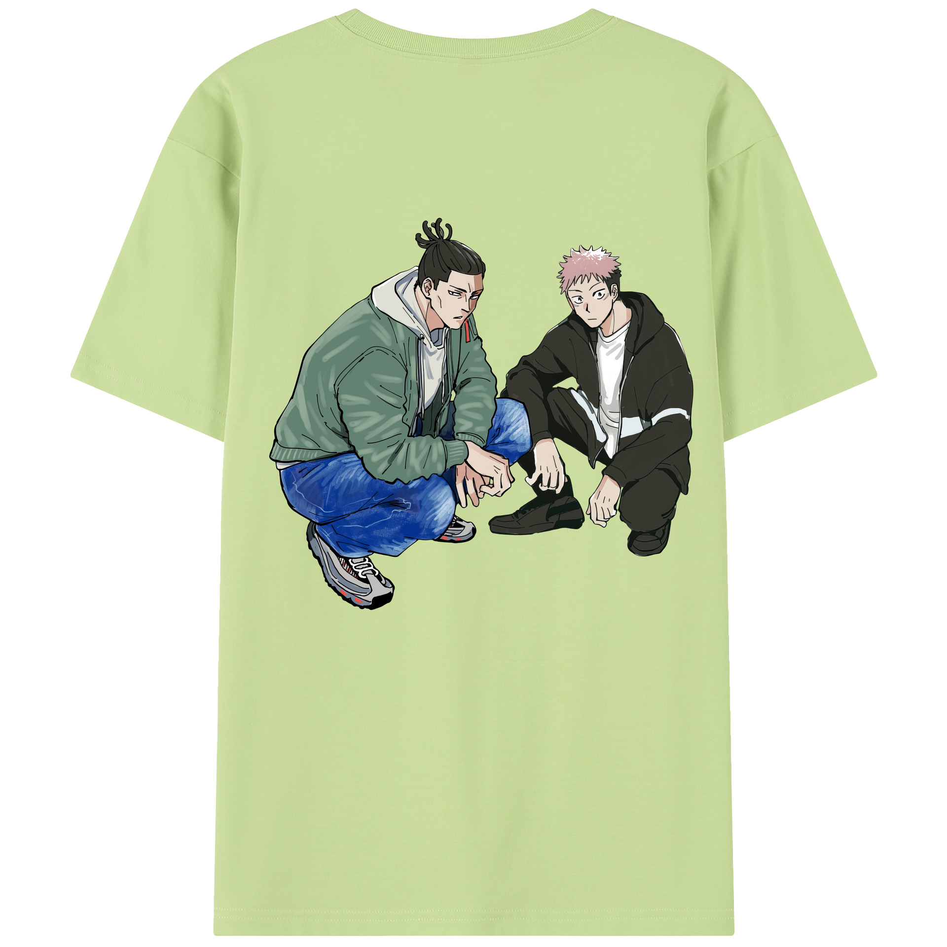 （画像用） 呪術廻戦 Jujutsu Kaisen 綿100％半袖Tシャツ（背面プリント）